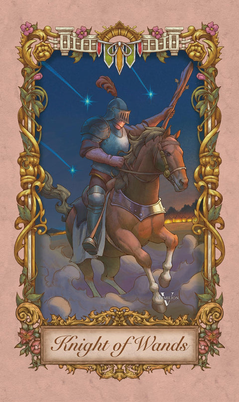 Medieval Secrets Tarot – Knight of Wands