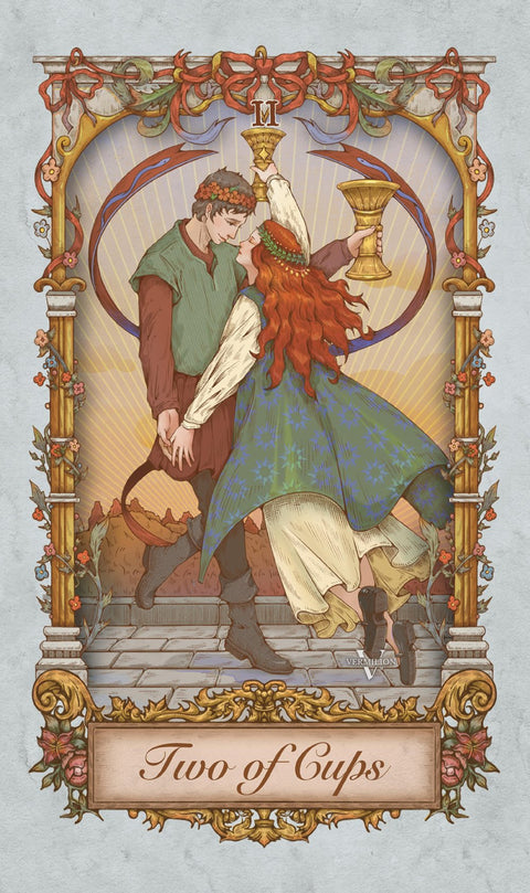 Medieval Secrets Tarot – Two of Cups