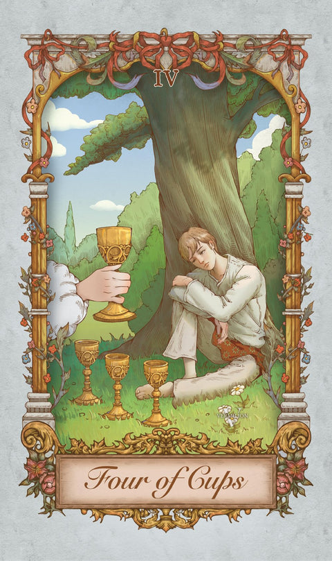 Medieval Secrets Tarot – Four of Cups