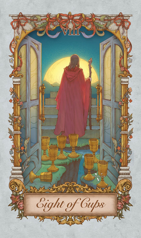 Medieval Secrets Tarot – Eight of Cups