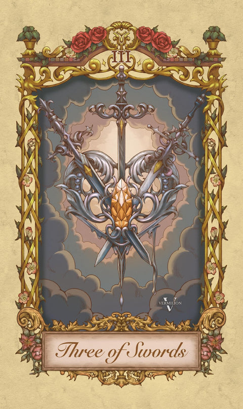 Medieval Secrets Tarot – Three of Swords