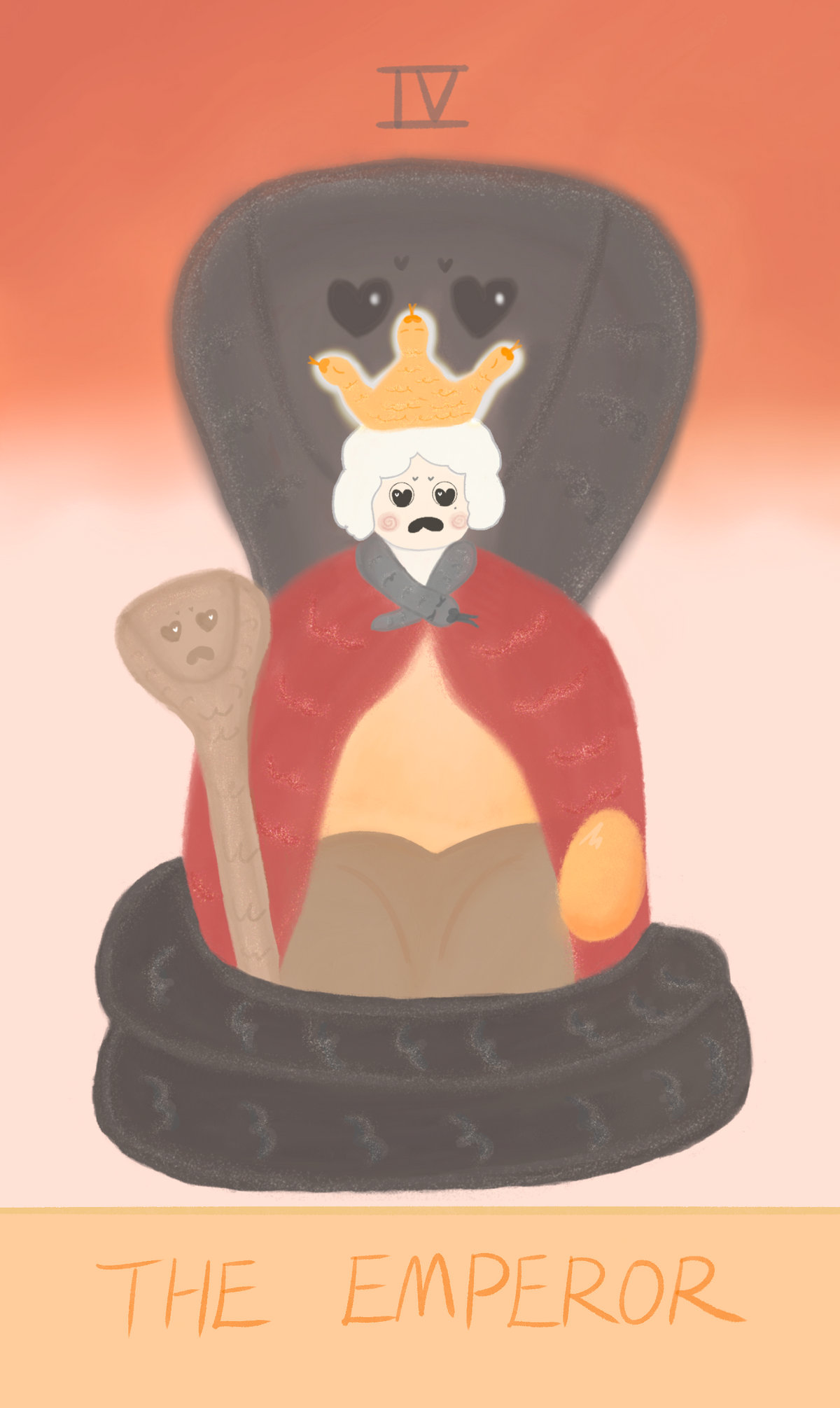 Mr. Butter Tarot – The Emperor