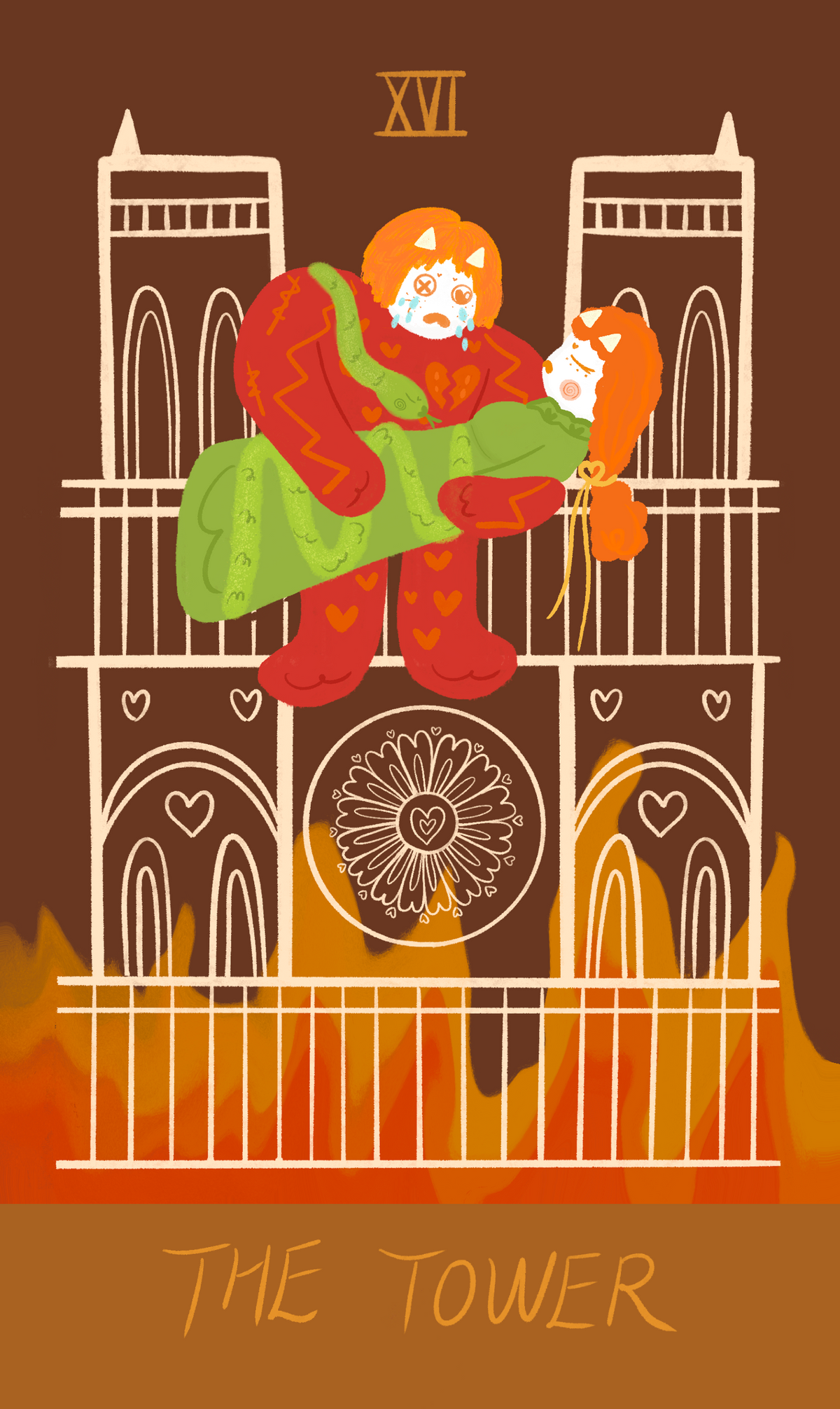 Mr. Butter Tarot – The Tower