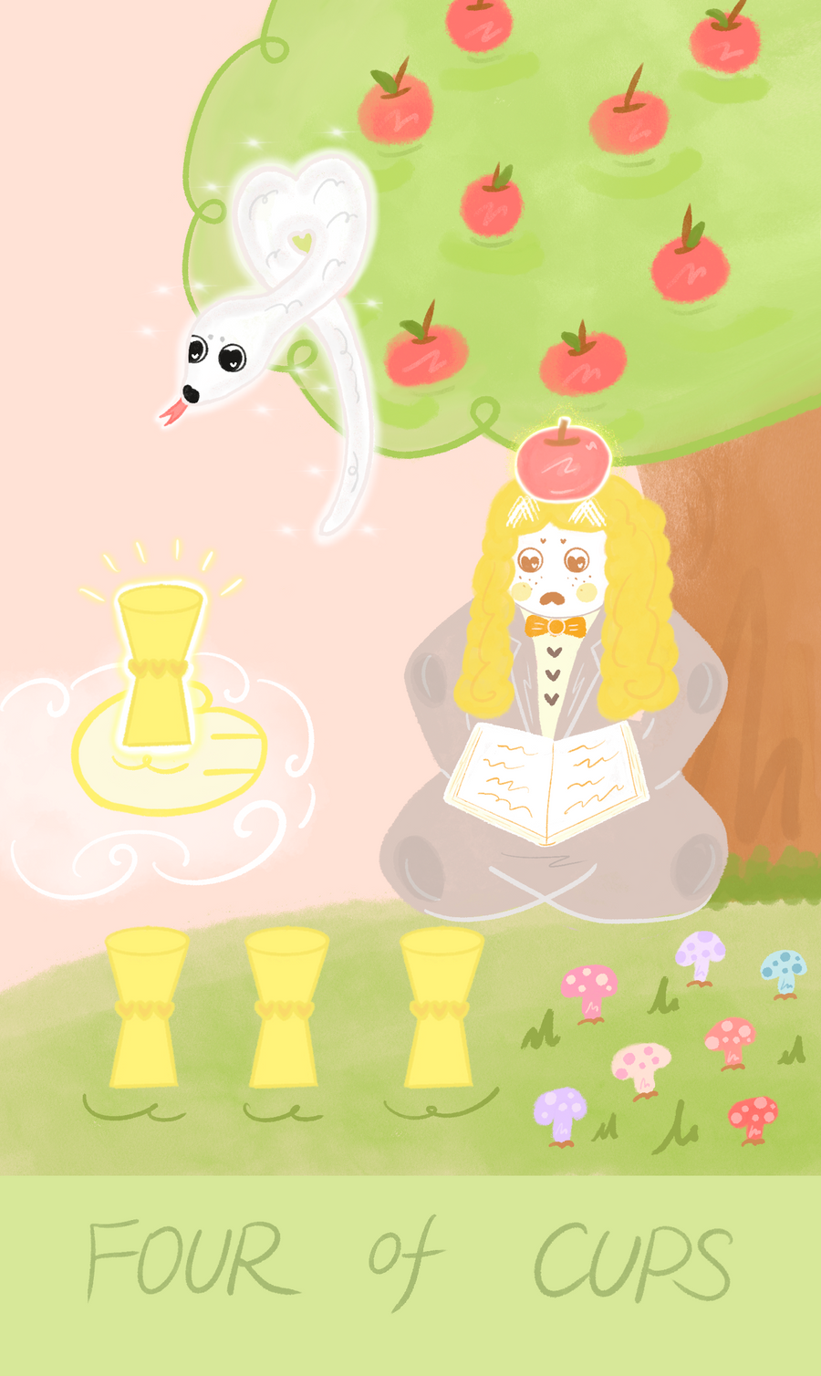 Mr. Butter Tarot – Four of Cups