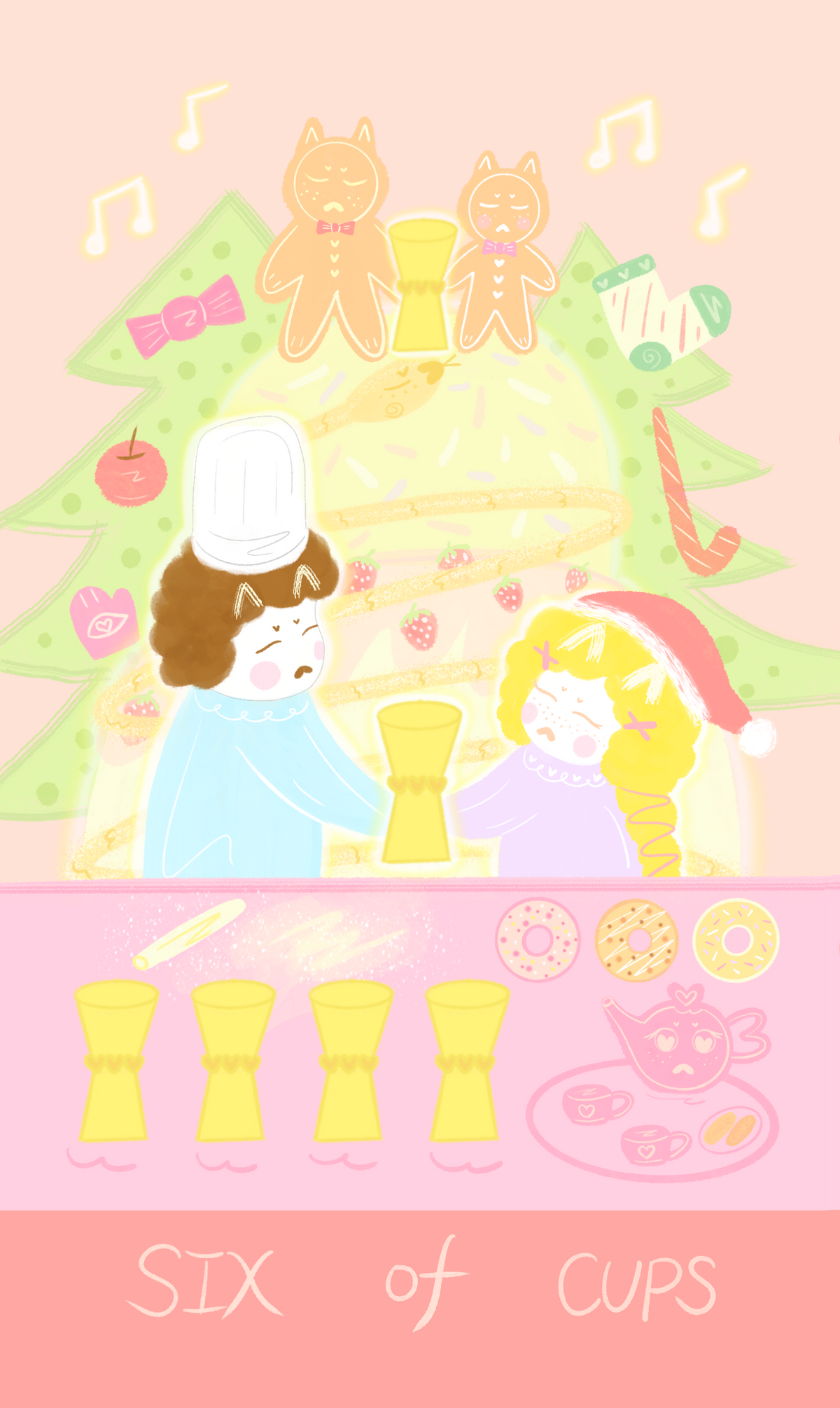 Mr. Butter Tarot – Six of Cups