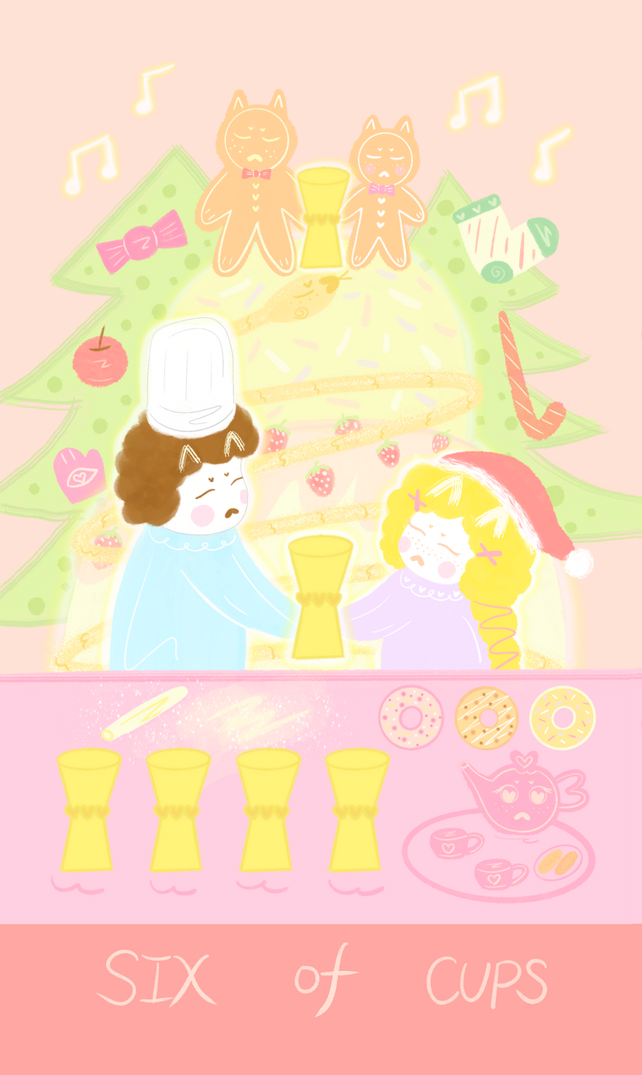 Mr. Butter Tarot – Six of Cups