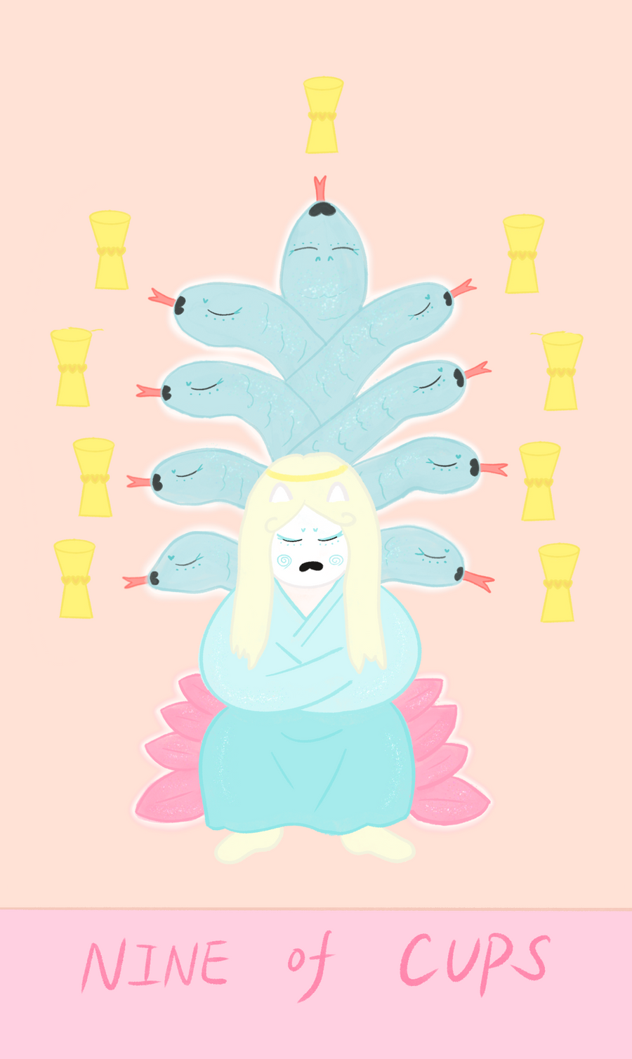 Mr. Butter Tarot – Nine of Cups
