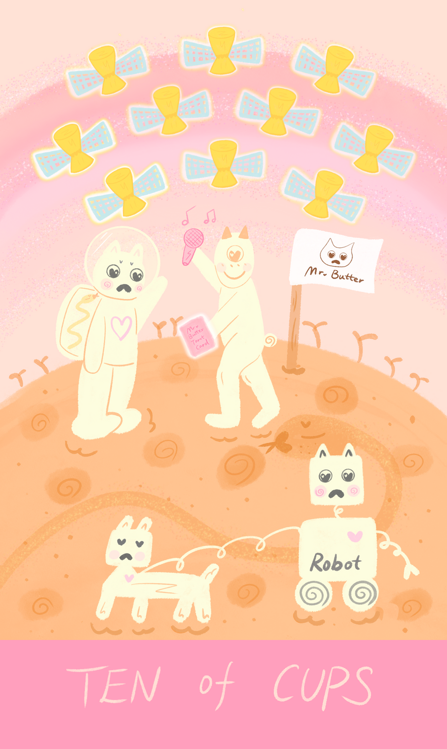 Mr. Butter Tarot – Ten of Cups