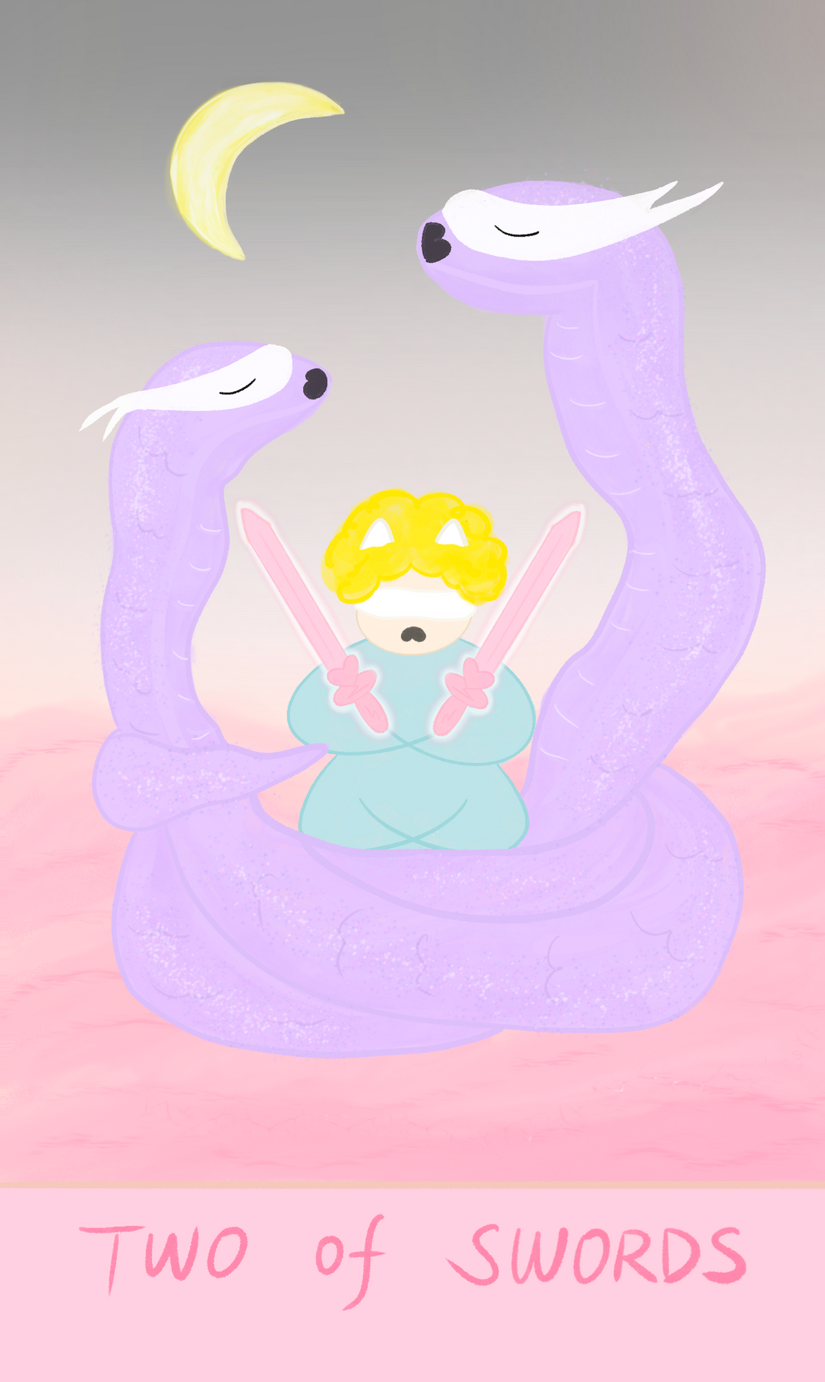 Mr. Butter Tarot – Two of Swords