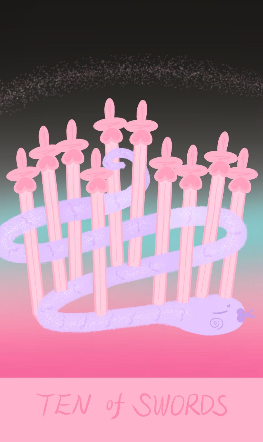 Mr. Butter Tarot – Ten of Swords