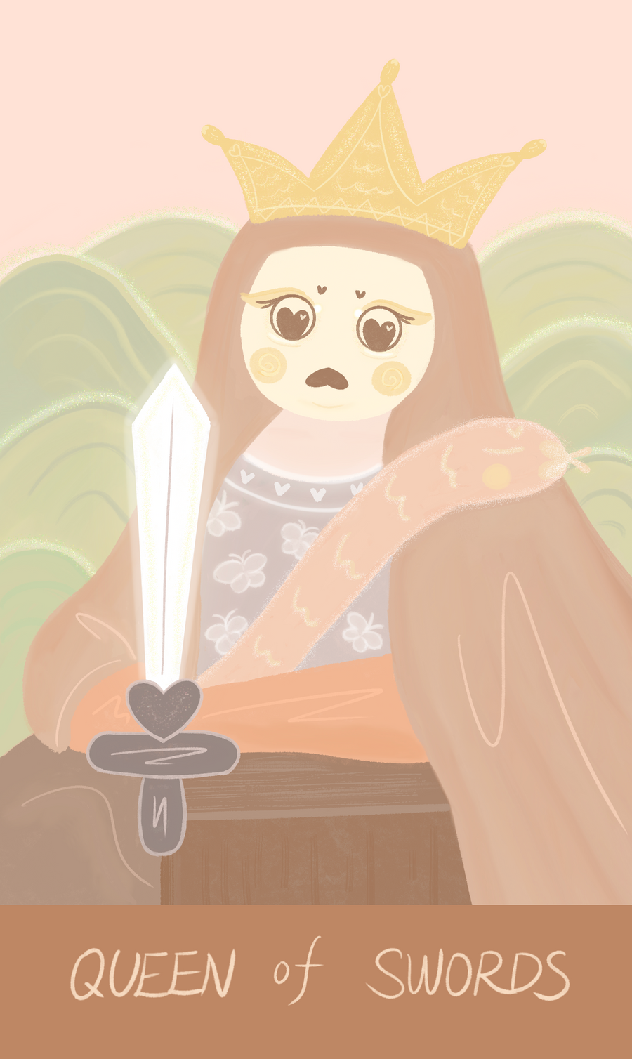 Mr. Butter Tarot – Queen of Swords