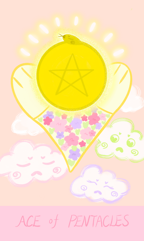 Mr. Butter Tarot – Ace of Pentacles
