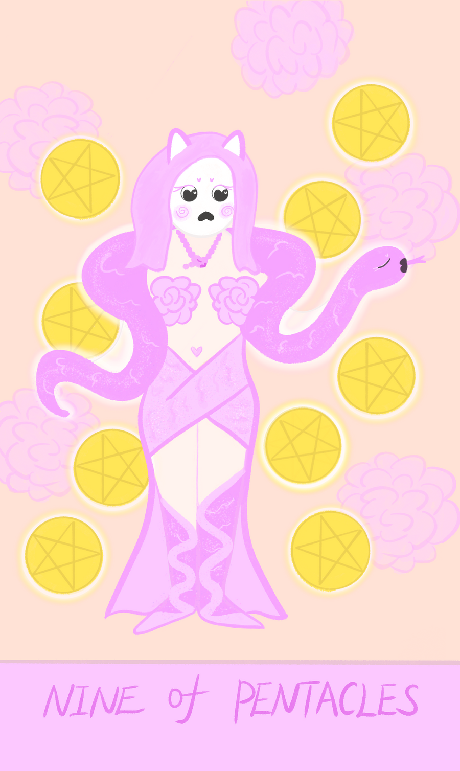 Mr. Butter Tarot – Nine of Pentacles
