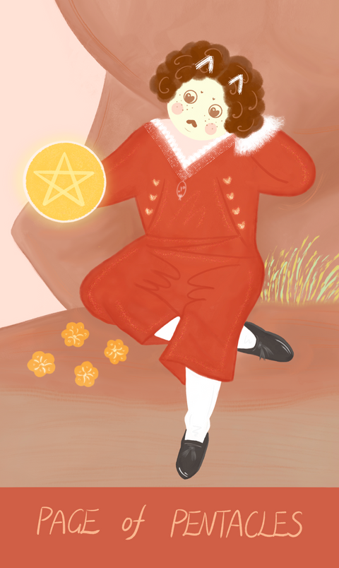 Mr. Butter Tarot – Page of Pentacles