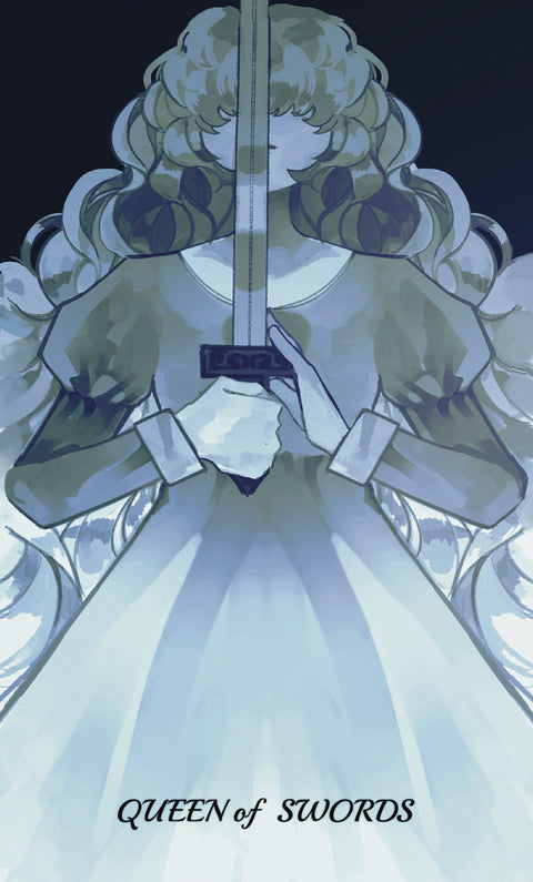 Narrative Poem Tarot – Queen of Swords
