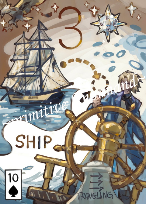 Primitive Lenormand – Ship