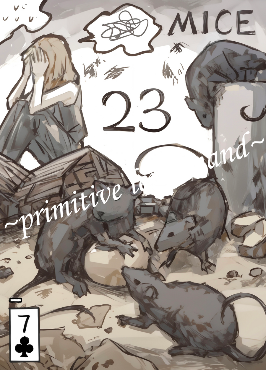 Primitive Lenormand – Mice