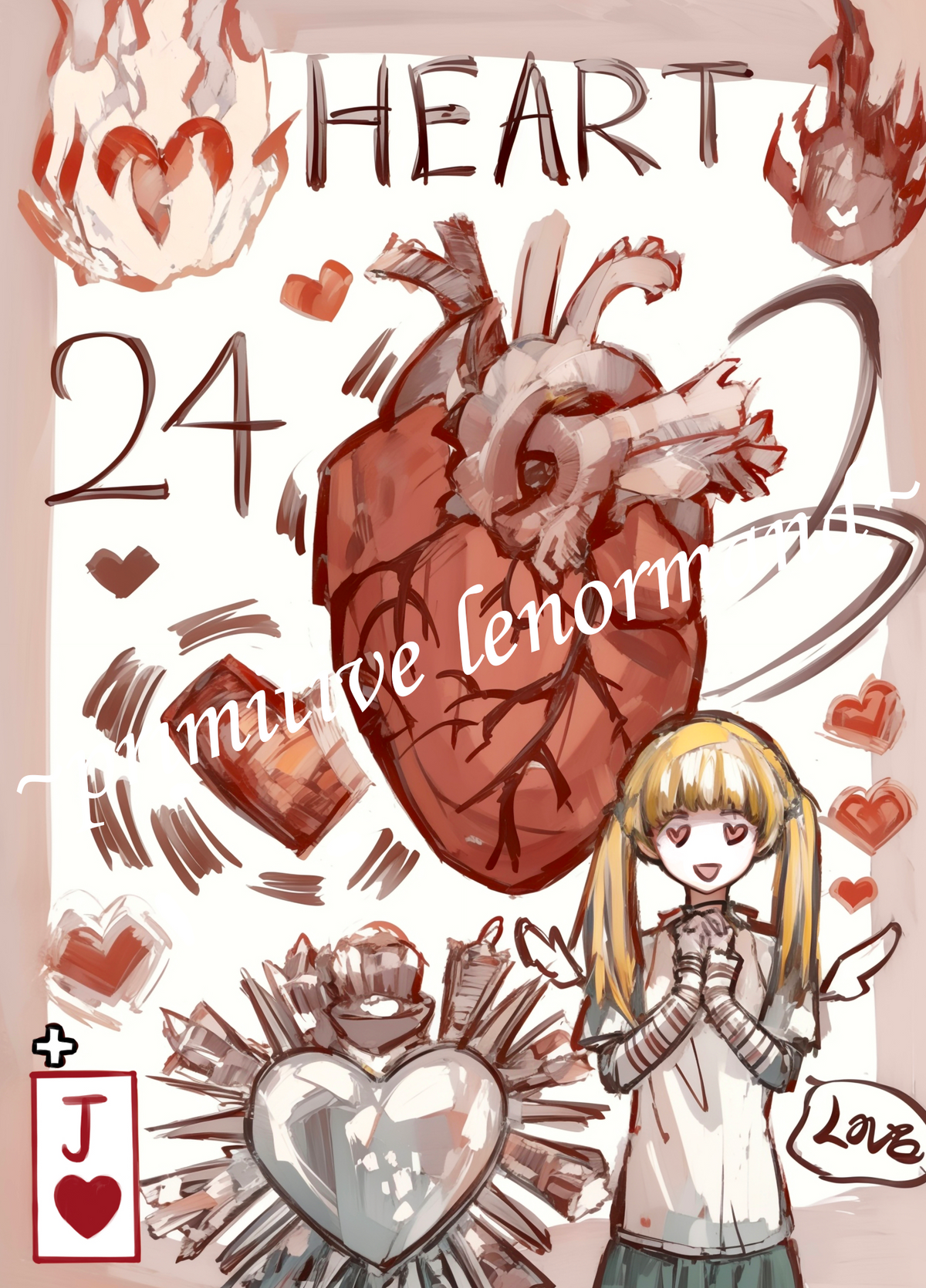 Primitive Lenormand – Heart