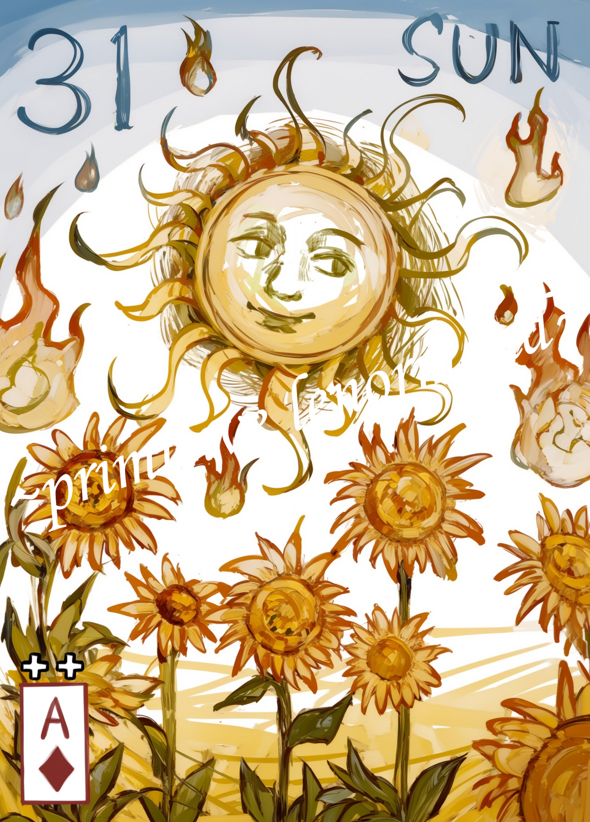 Primitive Lenormand – Sun