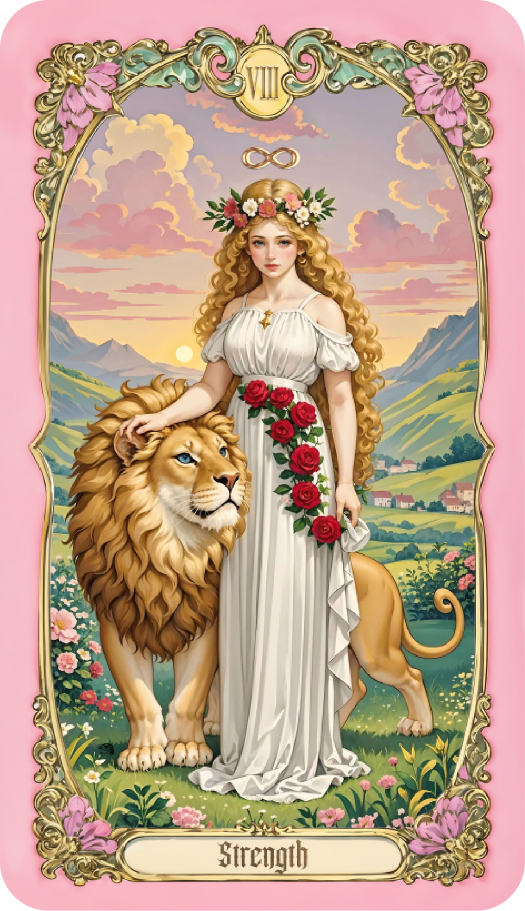 Renaissance Fantasy Tarot – Strength