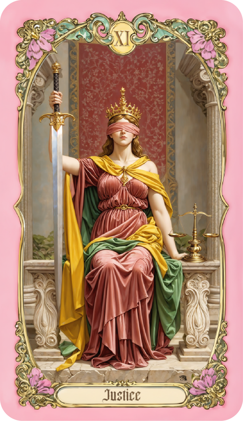 Renaissance Fantasy Tarot – Justice