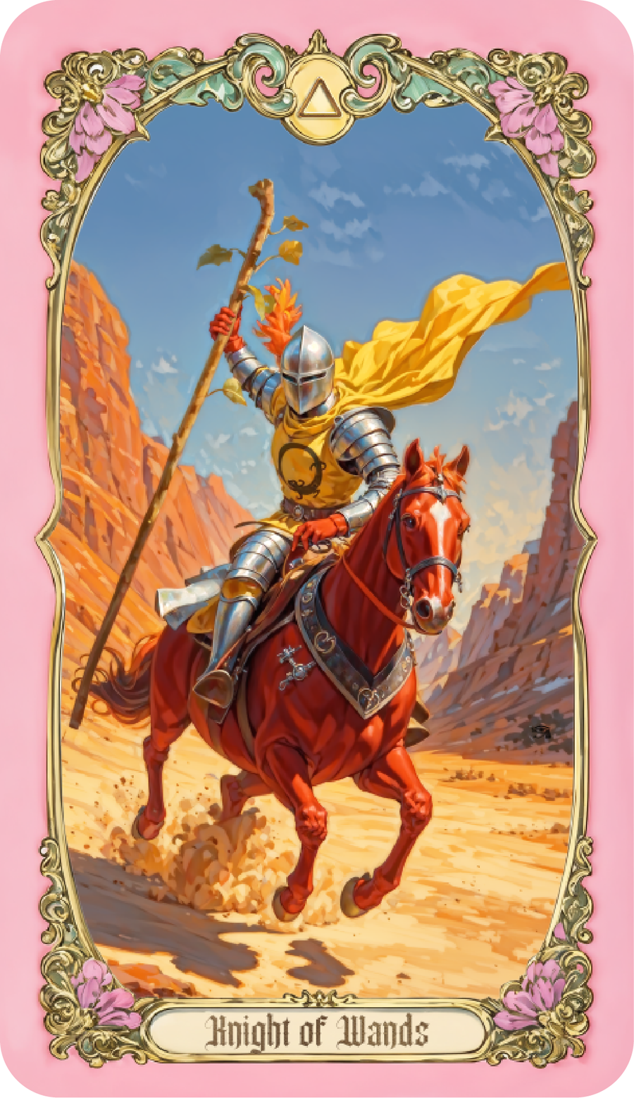 Renaissance Fantasy Tarot – Knight of Wands