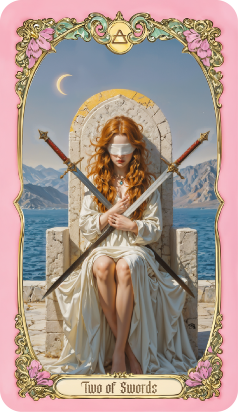 Renaissance Fantasy Tarot – Two of Swords