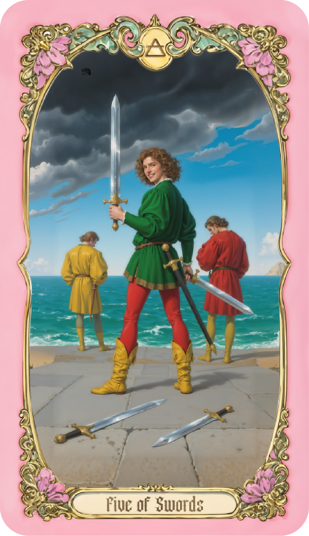 Renaissance Fantasy Tarot – Five of Swords