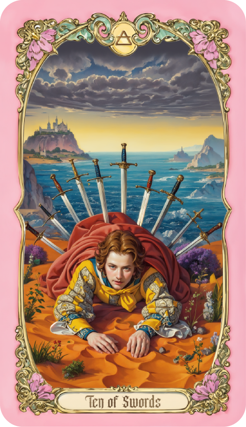 Renaissance Fantasy Tarot – Ten of Swords