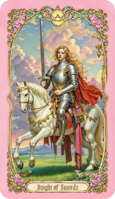 Renaissance Fantasy Tarot – Knight of Swords