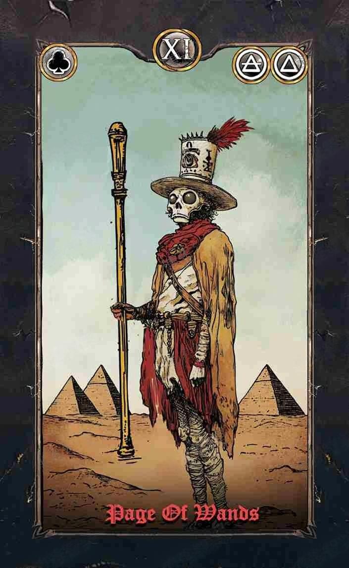 Revenant Tarot – Page of Wands