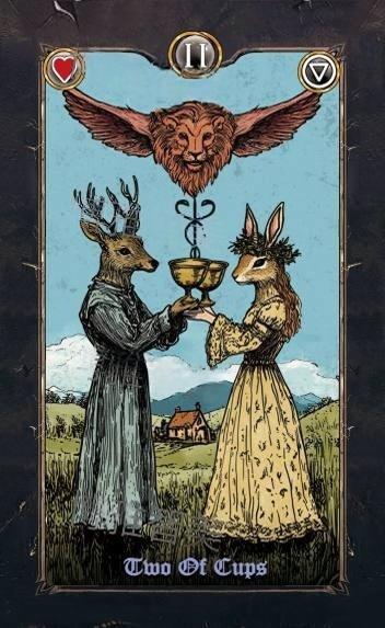 Revenant Tarot – Two of Cups