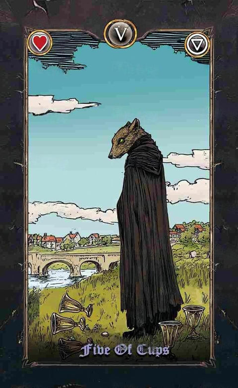 Revenant Tarot – Five of Cups