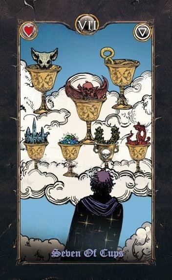 Revenant Tarot – Seven of Cups