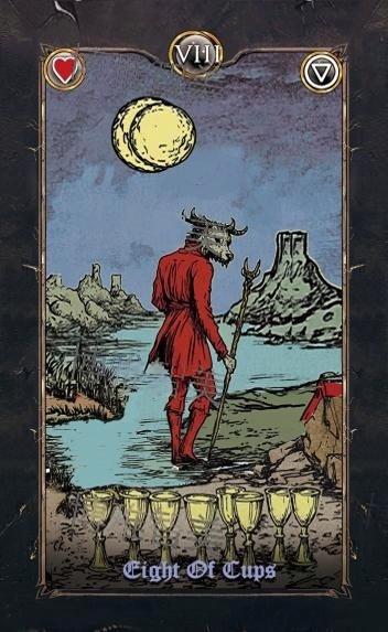 Revenant Tarot – Eight of Cups