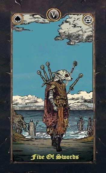 Revenant Tarot – Five of Swords