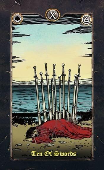Revenant Tarot – Ten of Swords