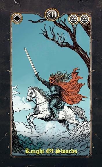 Revenant Tarot – Knight of Swords