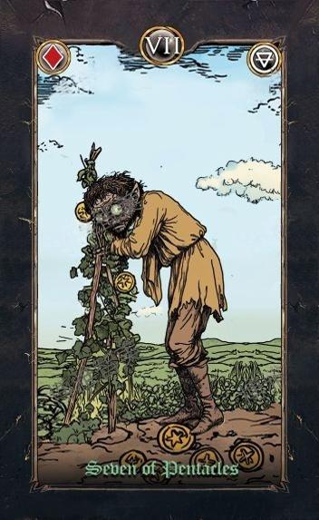 Revenant Tarot – Seven of Pentacles
