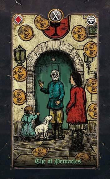 Revenant Tarot – Ten of Pentacles
