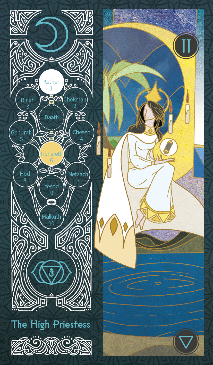 Sambucus Tarot - Marseilles Version – The High Priestess