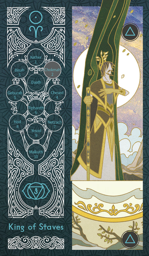 Sambucus Tarot - Marseilles Version – King of Staves