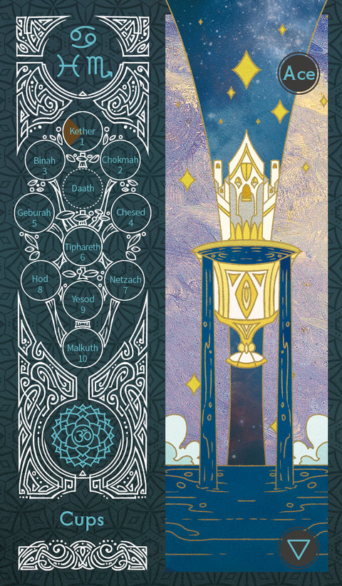 Sambucus Tarot - Marseilles Version – Ace of Cups