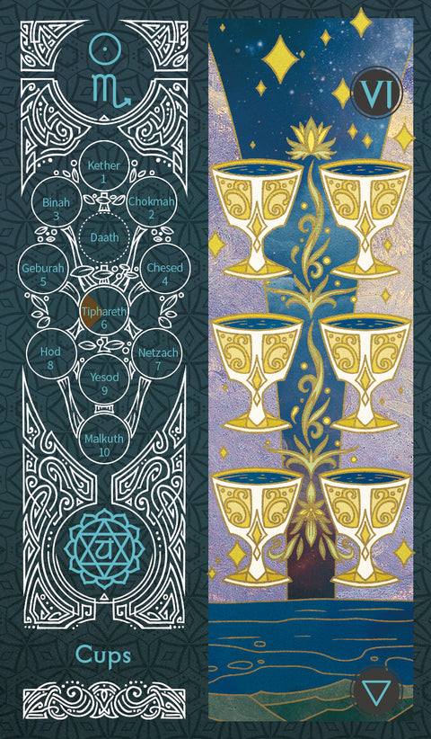Sambucus Tarot - Marseilles Version – Six of Cups