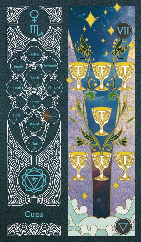 Sambucus Tarot - Marseilles Version – Seven of Cups