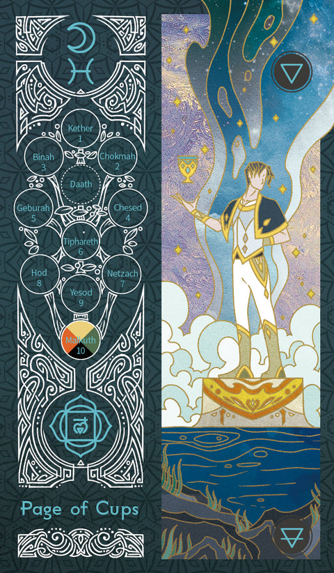 Sambucus Tarot - Marseilles Version – Page of Cups