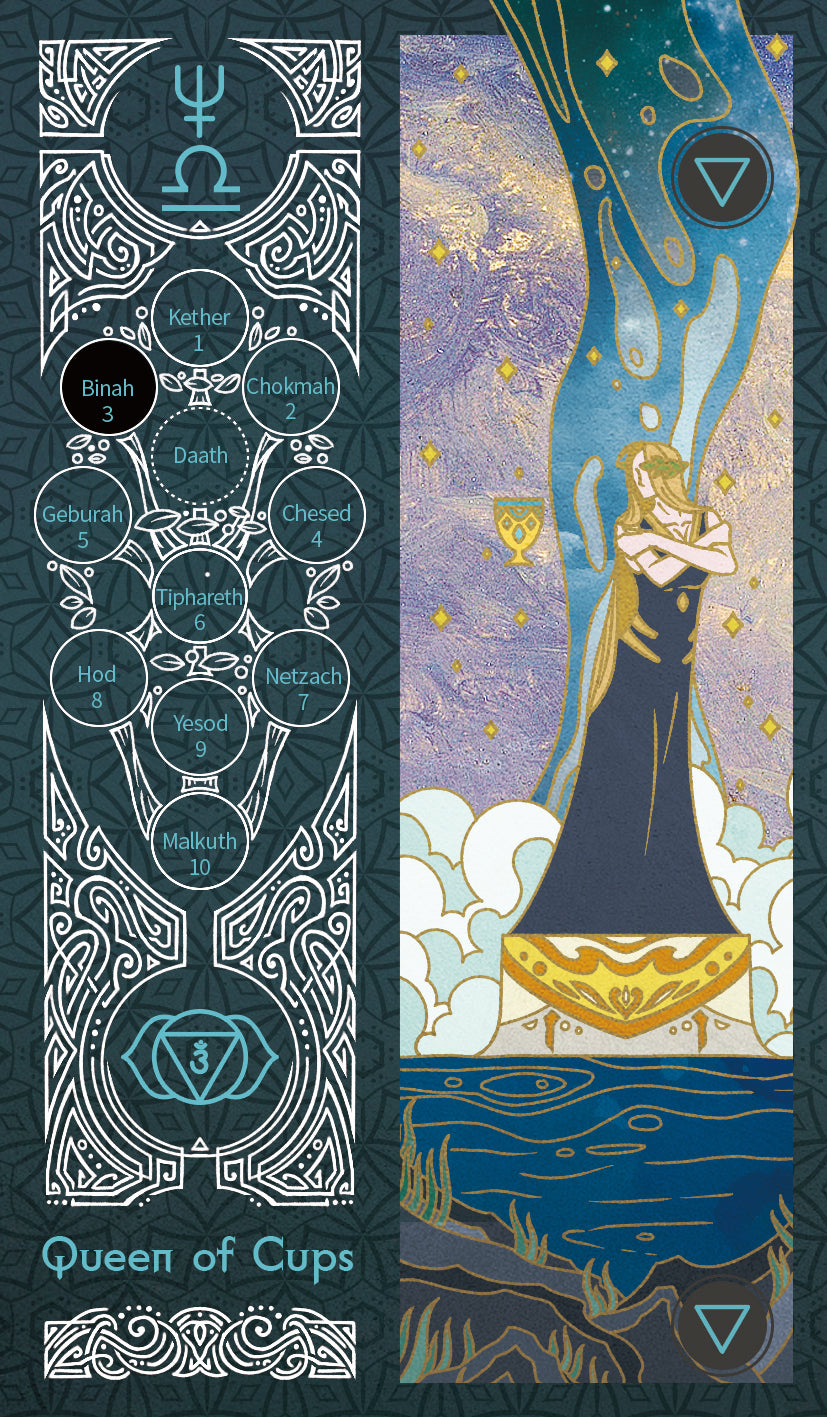 Sambucus Tarot - Marseilles Version – Queen of Cups