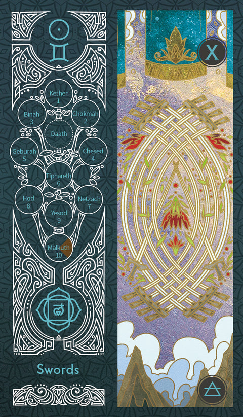 Sambucus Tarot - Marseilles Version – Ten of Swords