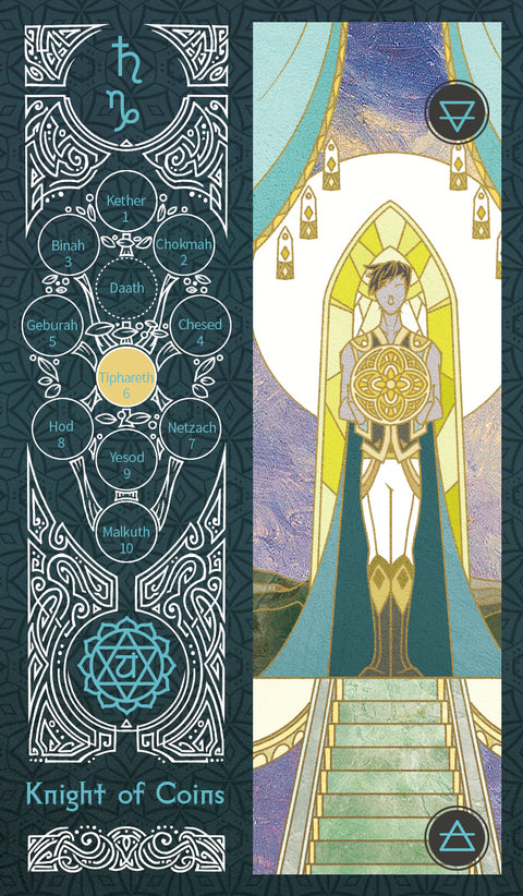 Sambucus Tarot - Marseilles Version – Knight of Coins