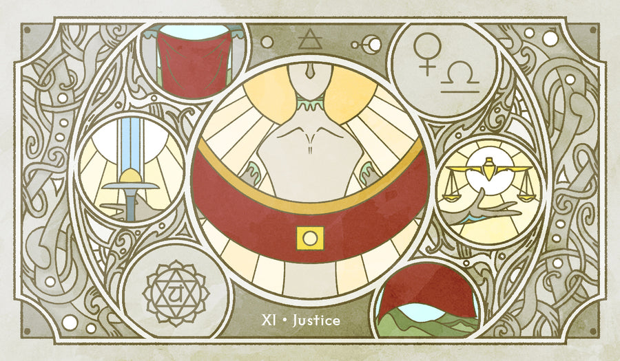 Sambucus Tarot - RWS Version – Justice